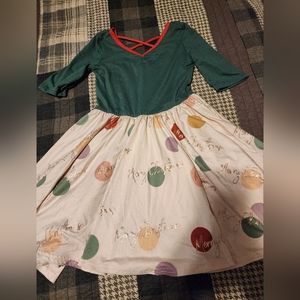 Dot dot smile dress girls